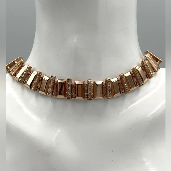 Kendra Scott Harper Necklace in Rose Gold and Crystals 1310 - Picture 2 of 3